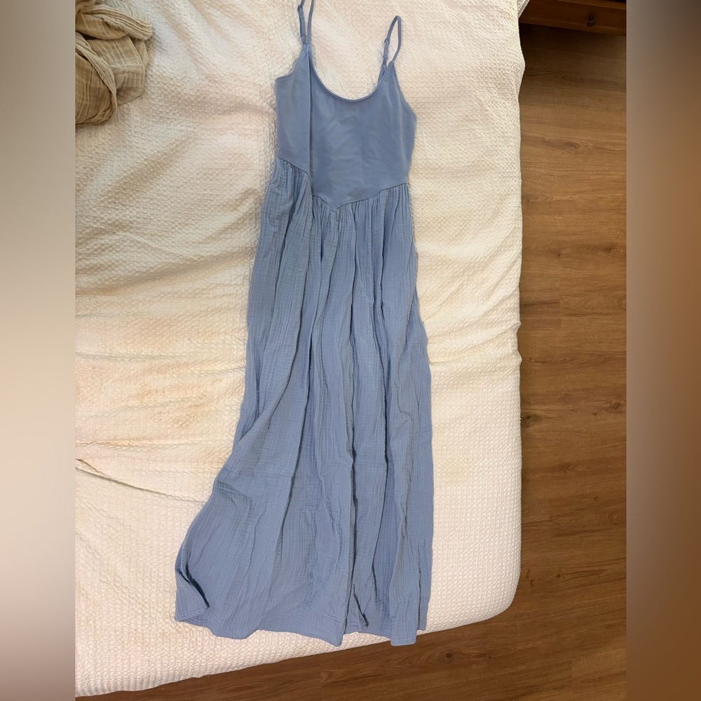 Aerie Light Blue Maxi Dress